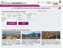 Tablet Screenshot of meilleur-immobilier-neuf.fr